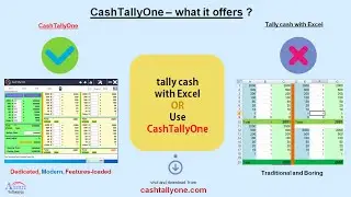 CashTallyOne : The best cash denomination calculating app for Indian Bankers and Cashiers.It's Free.