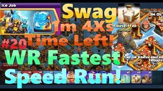 🥇 1m 11s ⭐⭐⭐ [ Ice Job Challenge ] WR Fastest Speed Run || ✅ Short Gameplay ❌💬 No Talk || CoC #20