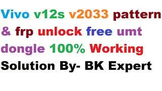 Vivo V12s V2033 Pattern & Frp Unlock Free Umt Uongle