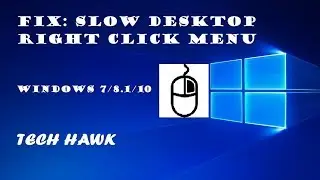 Fix: Slow Desktop Right Click Menu Windows 10 | Desktop Context Menu Delay