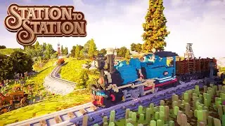 Station to Station - custom game - Railway Railroad train game - Steamdeck compatible