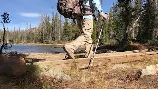 Hopping Skipping Dancing Clyde Lake loop hike.