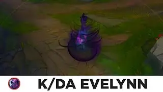 K/DA EVELYNN SKIN PREVIEW - LEAGUE OF LEGENDS