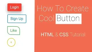 Create Awesome Button  With HTML & CSS