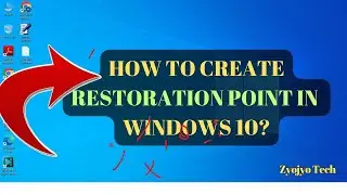 How to create restoration point on your computer