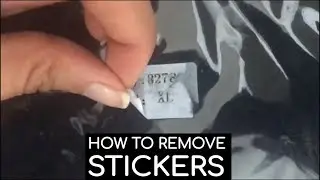 How to Remove a Sticker/Label Residue