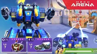 Unstoppable Full Stasis Build: Orion + Stasis Beam = No Escape! 😱🔒 Mech Arena