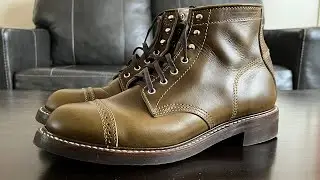 John Lofgren Combat Boots. Olive CXL.