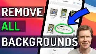 Remove the Background from MULTIPLE Photos on iPhone and iPad