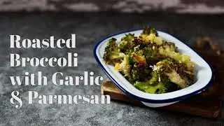 Roasted Broccoli with Garlic and Parmesan Cheese