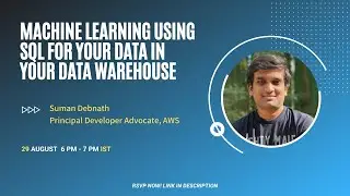 Machine Learning using SQL for your data in your data warehouse