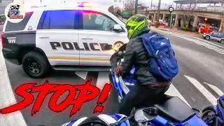 BRUTAL MOTORCYCLE CRASHES | Motorcycle POLICE CHASE Moments 2024  | BMW Biker Rages.