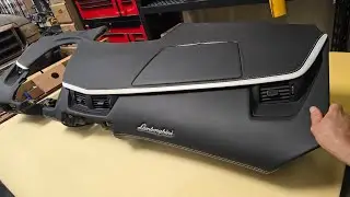 Tablero de un Lamborghini - Como remover  la bolsa de aire de un tablero