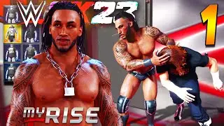 WWE 2K23 MyRISE #1 - NEW Storyline / My Wrestler Creation & FIRST MATCHES!