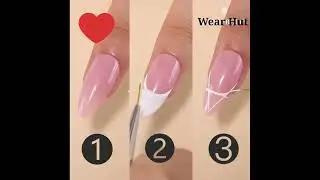 Nail Art Design Easy 😍🔥 | Nail Tutorial For Beginners #nailart #nailartdesigns