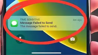 How to Fix Message failed to send on iPhone | Message send failure iPhone iOS 17