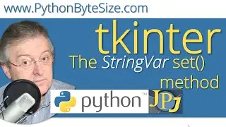 The Python tkinter StringVar set() method