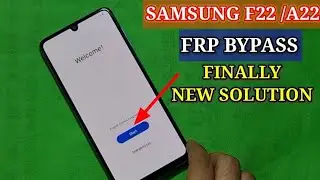 Finally New Method Success All Samsung Android 11 Frp Bypass //samsung F22/A22 Google account unlock