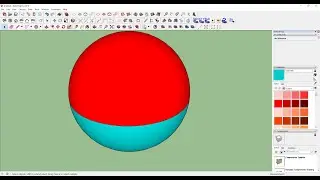 make a 3d ball in sketchup