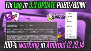 🔧 NEW UPDATE BGMI/PUBG LAG FIX IN ANY DEVICE | HOW TO FIX LAG IN BGMI | LAG FIX IN BGMI PUBG 3.3