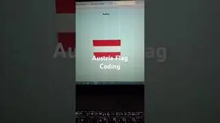 How to Code Austria Flag with HTML CSS & JavaScript! 🚩 