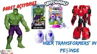 Hulk Transformers Robotunun Peşinde Hatchimals Yumurtaları Nerde? Oyuncak Paketi Açıyoruz