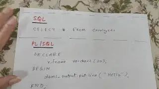 SQL VS PL/SQL VS T-Sql (WITH EXAMPLES)