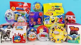 СЮРПРИЗ MIX! ТРОЛЛИ, Губка Боб, ТАЧКИ, Свинка Пеппа, Дисней Unboxing Sweet Box, Kinder Surprise