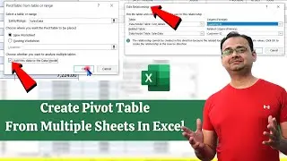 Create a Pivot Table from Multiple Sheets in Excel | Advance Feature