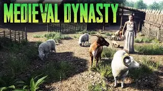 Выживание в Medieval Dynasty 2021 - Заселяем ещё два дома - стрим #9