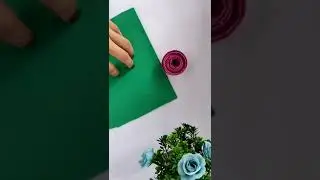 Glitter foam sheet flower ||rose flower craft#rose #rose flower