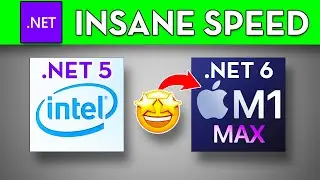 dotnet 6 is HOW MUCH FASTER?! | Apple M1 Max vs .NET 5 on Intel