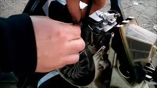 STIHL MS 270 no spark. We put on another ignition.