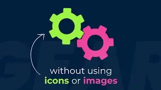 CSS GEARS! Type Loader Animation | How to Create Loader spinner in HTML & CSS