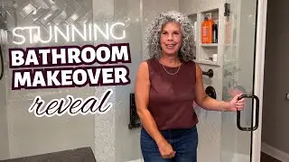 Revealing Our Gorgeous Bathroom Remodel | Walk-In Shower Reno + Bathroom Makeover 2024