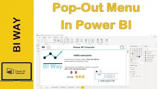 Pop Out Menu in Power BI