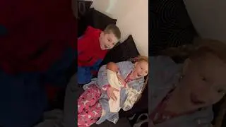 Their jaws dropped when dad walked out with this surprise ❤️