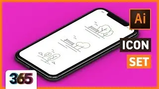 Icon Set | Illustrator CC Tutorial #190/365