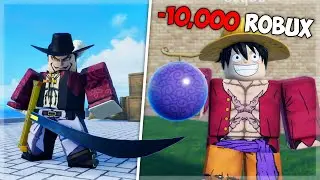 Spending $10,000 ROBUX In Different One Piece Roblox Games