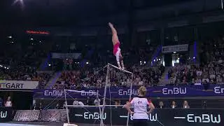 Michaela Mühlhofer Deutschland Stufenbarren - Gerätfinale EnBW DTB Pokal 2024 Stuttgart