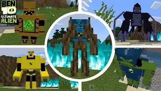 MINECRAFT ADDON BEN 10 ULTIMATE ALIEN AND ENEMIES WITH ULTIMATRIX MINECRAFT PE (Pocket Edition)