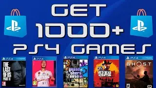 How to get 1000+ PS4 games for FREE in 30 seconds!