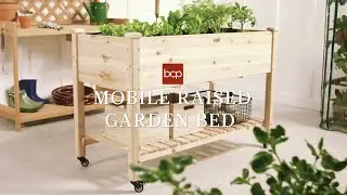 Best Choice Products Mobile Raised Garden Bed