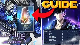 SUNG STATS GUIDE & HOW TO BEAT BATTLEFIELD OF TRIALS FLOOR 5!!!(Solo Leveling Arise)