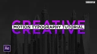 Be Creative | Animated Typography 3 | After Effects Tutorial