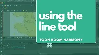 Toon Boom Harmony: Using the Line Tool to Trace Artwork