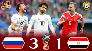 Russia destroys and ends Egypt and Mo Salah's hopes of qualifying 🔥🤯 ● Full Highlights 🎞️ | 4K