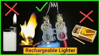 How to Make Electric Lighter | Rechargeable Electronic Lighter Making | Making a Electric Lighter