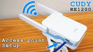 Cudy RE1200 Wi-Fi extender dual band • Access point mode setup