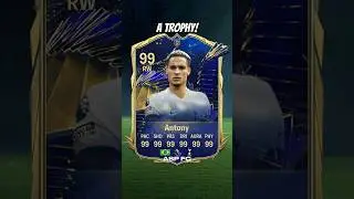 I added a 99 rated Antony to Spurs to help them win a trophy! 🏆